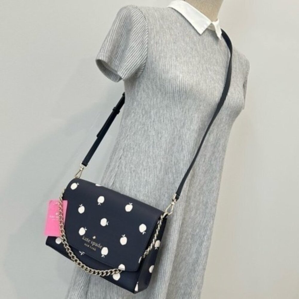 Kate Spade Carson Con Crossbody Convertible Shoulder Bag Orchard Toss Print